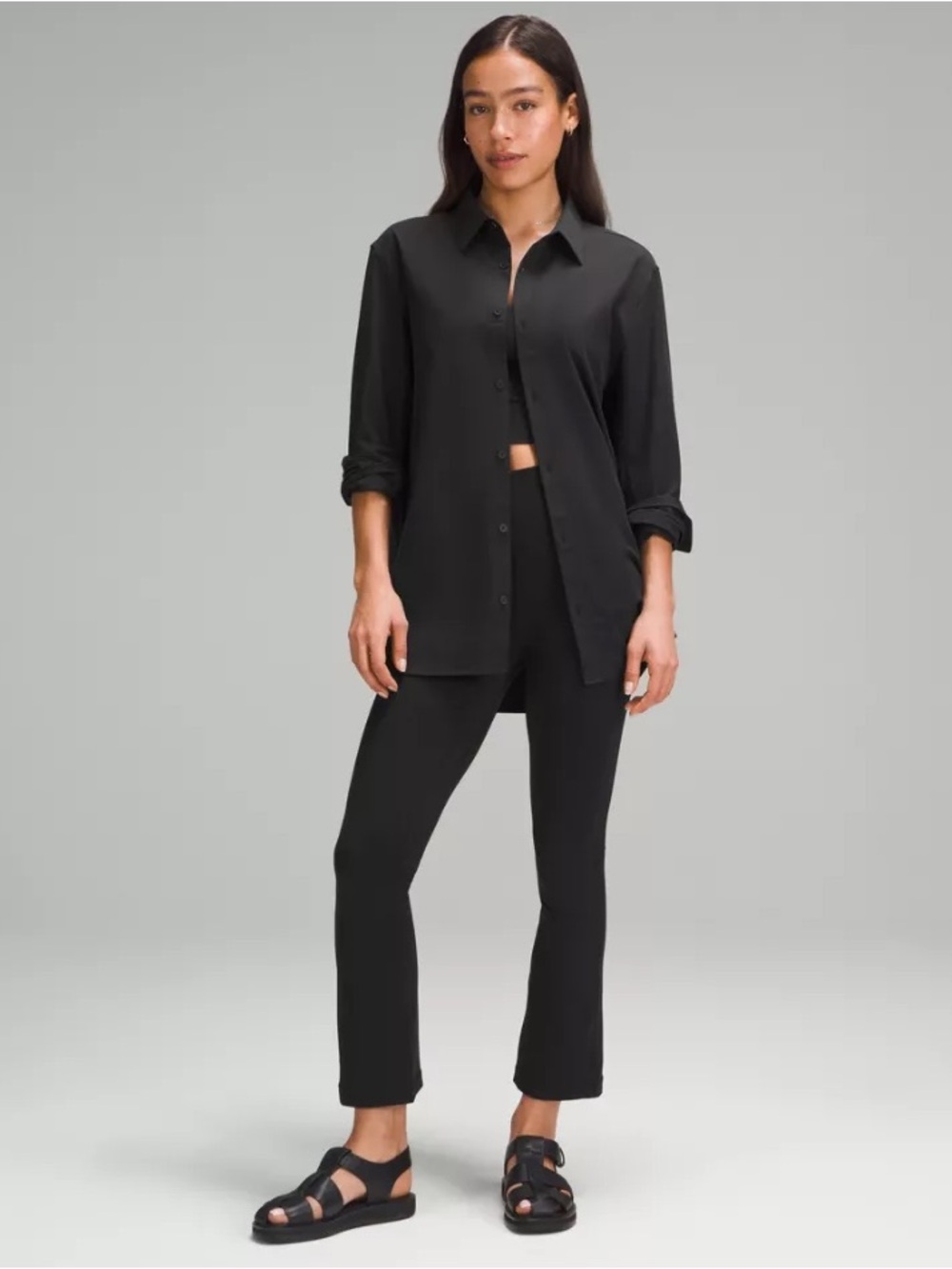 Lululemon Align High-Rise Mini Flare Pants in Black Size 8 MSRP $118